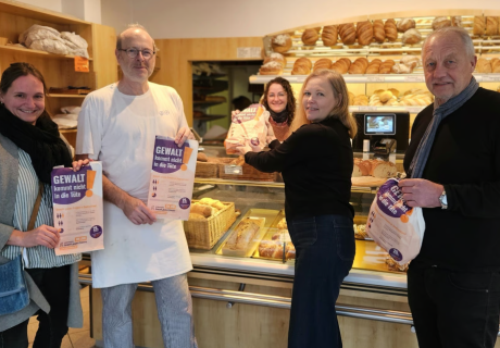 Artikel zur Aktion "Gewalt kommt nicht in die Tüte"